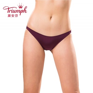 Triumph/黛安芬简约红内裤女低腰性感舒适三角内裤H74-168