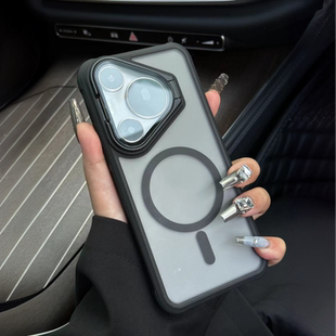 镜头支架pura70肤感磁吸全包防摔pur70pro 高级商务男女轻奢pura70ultra保护壳 华为pura70pro手机壳新款 适用