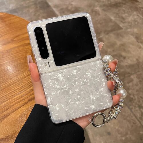 华为purax贝壳纹珍珠手链手机壳