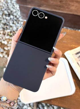 多巴胺肤感磨砂适用 三星zflip7手机壳新款超薄纯色外壳zflip6简约ins创意女款zflip5商务男款高级感全包防摔