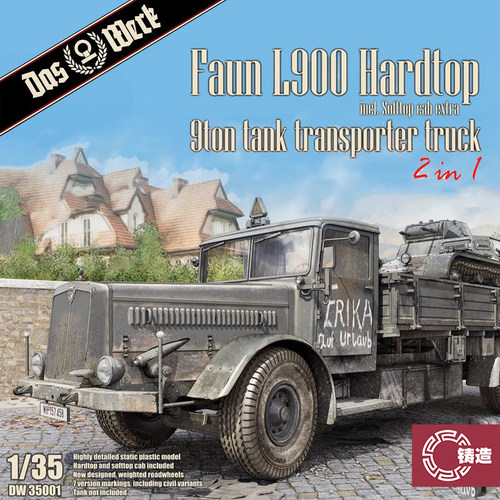 铸造模型 DAS WERK DW35001 德国 Faun L900 卡车 1/35
