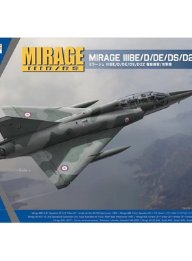 铸造模型 天力 1/48 法国幻影III BE/D/DE/DS/D2战斗机 K48054