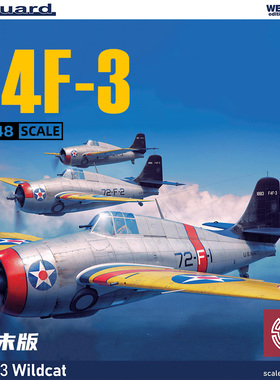 铸造模型 牛魔王拼装飞机 84193 F4F-3 野猫 周末版 1/48