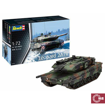 铸造模型 利华/revell 03355 Leopard 2A7V主战坦克 1/72