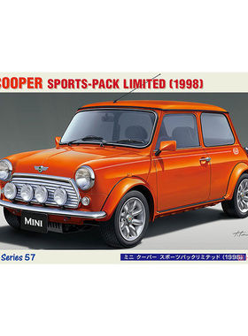 铸造模型 长谷川拼装模型 1/24 MINI COOPER 运动限定款 21157