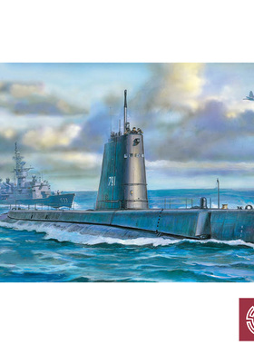 铸造模型 AFV CLUB拼装 SE73513 美国 孔雀鱼 II 级潜舰 1/350