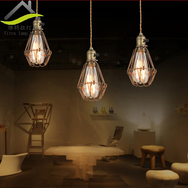 美式复古铁艺酒吧台灯loft工业风单头吊灯餐厅过道咖啡厅灯具灯饰