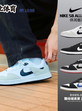 南北体育Nike Sb Alleyoop 白色 复古休闲低帮板鞋 CJ0882-100