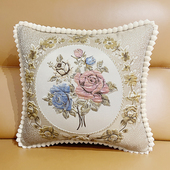 抱枕沙发客厅轻奢高级感灰色装 饰靠背垫套子2024新款 不含芯正方形