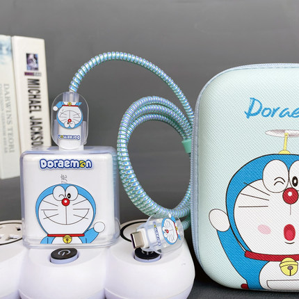 适用OPPO65W数据线保护套Reno7/6 FindX3 K9真我GTneo2充电器绕线