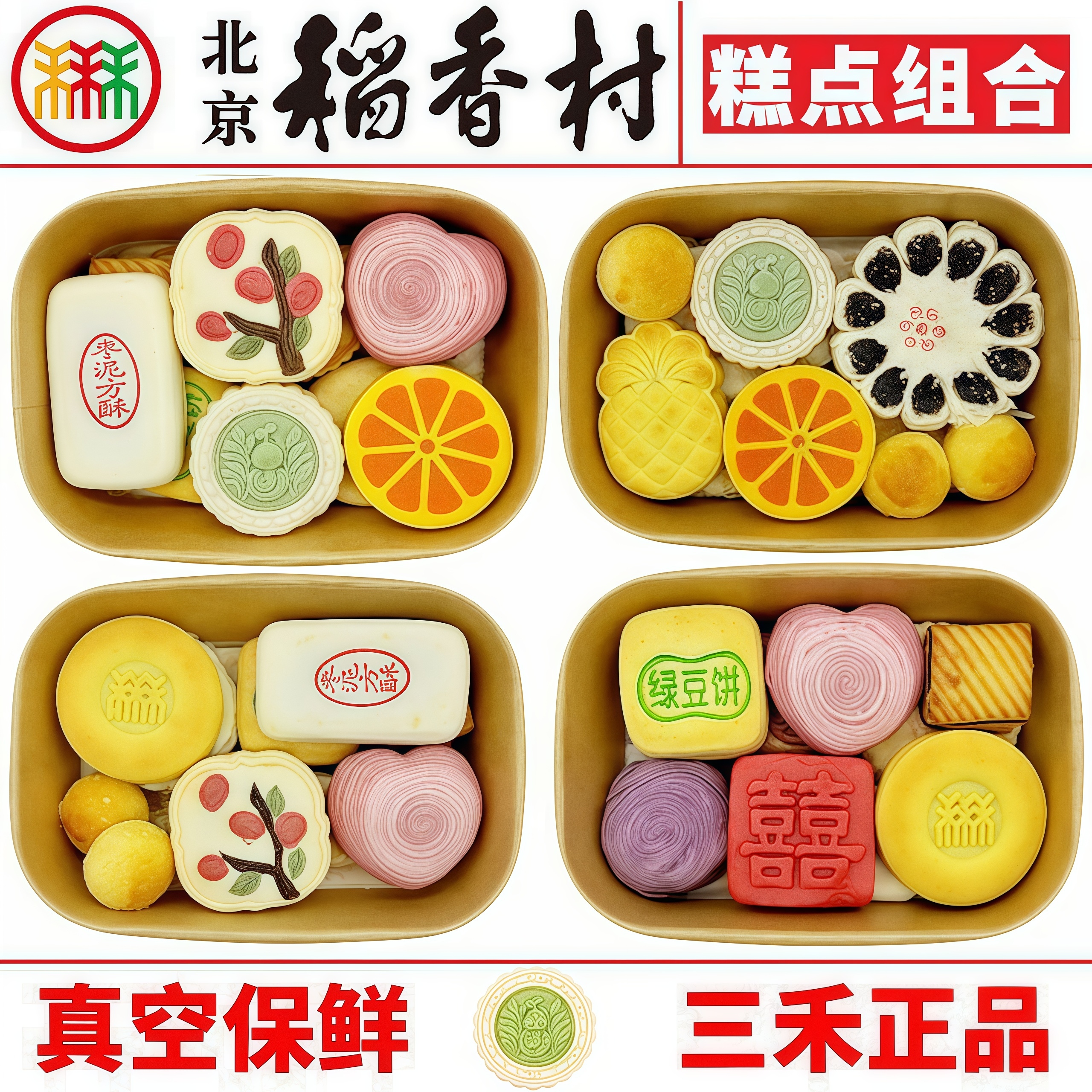 三禾北京稻香村北京特产点心茶点