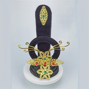 汉服敦煌头饰丽人行假发飞天舞蹈发饰古典舞民族舞饰品惊鸿仙女棒