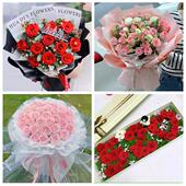 邯郸市馆陶曲周县魏县武安市同城鲜花店情人节表白送玫瑰花束礼盒