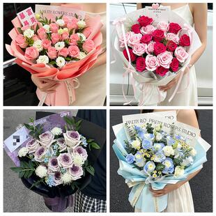 内蒙古赤峰市林西县克什克腾旗同城花店送女朋友玫瑰订生日鲜花束