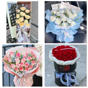 黑龙江大庆市杜尔伯特蒙古族县同城鲜花店情人节玫瑰表白女友老婆