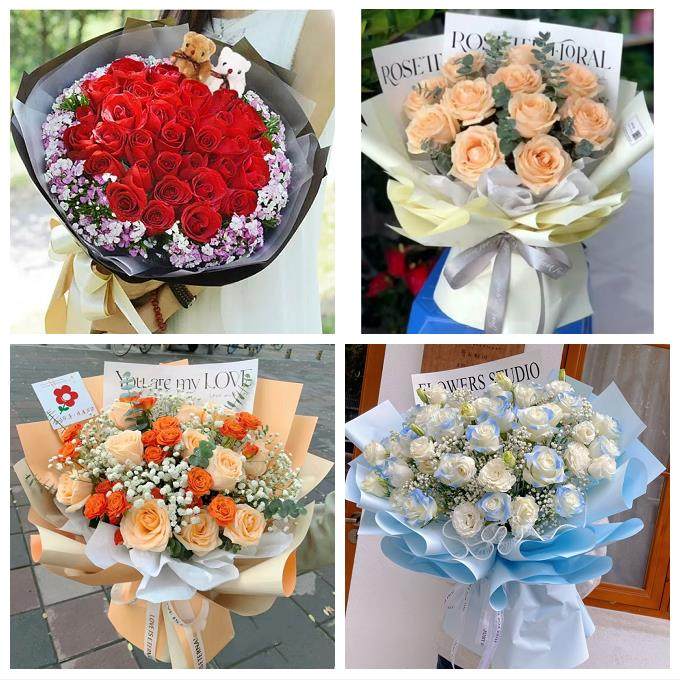 云南昆明市五华盘龙官渡西山区鲜花店同城配送媳妇女友圣诞节玫瑰