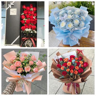 送上海市杨浦区殷行街大桥街鲜花店同城送女朋友520玫瑰老婆生日