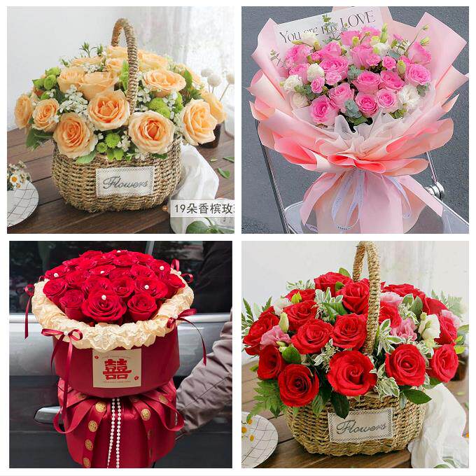 女神节订红玫瑰郑州市荥阳新密市新郑登封市同城鲜花店送女友老婆