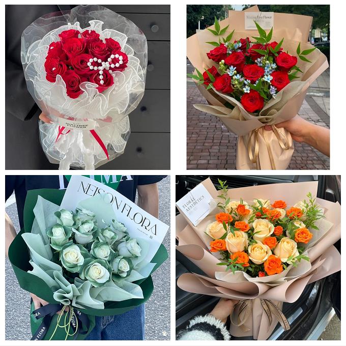 运城市平陆芮城县永济河津市鲜花店卡布碎冰蓝紫玫瑰花束同城配送