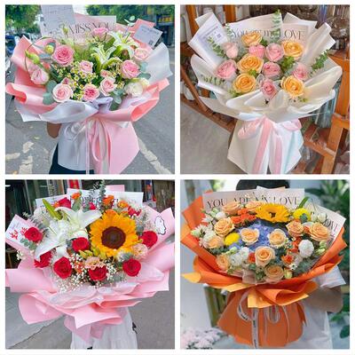 四川广元市旺苍青川剑阁苍溪县同城鲜花店向日葵玫瑰混搭生日花束