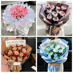河南南阳市淅川县社旗县唐河县鲜花店同城配送女友七夕情人节玫瑰