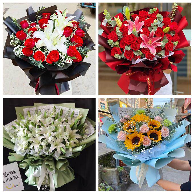 玫瑰香水百合送老婆朋友生日衡水市饶阳安平县故城县景县同城花店