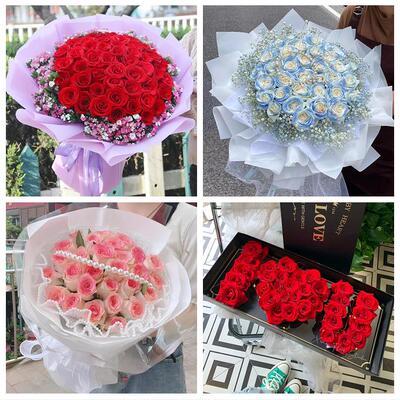 女神节订红玫瑰重庆市九龙坡区渝州路二郎街同城鲜花店送女友老婆