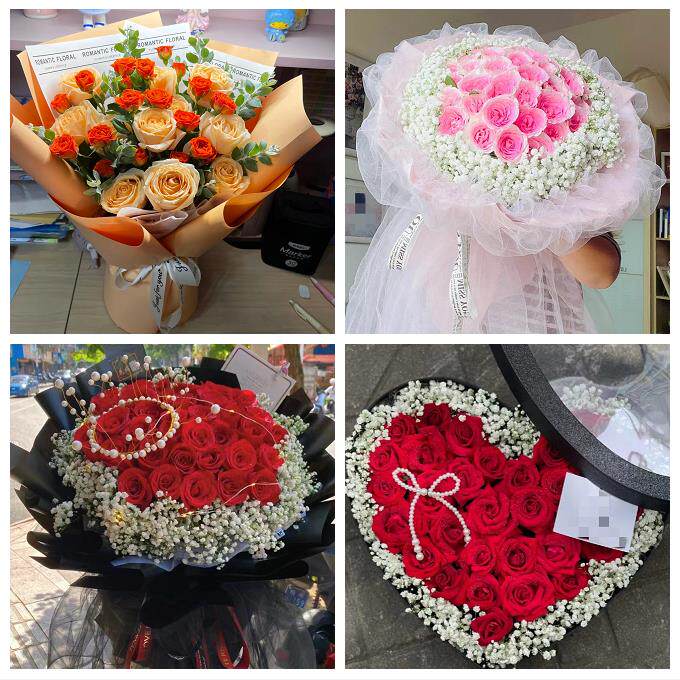 恩施州恩施市利川建始巴东县同城鲜花店送女友平安夜圣诞玫瑰礼盒