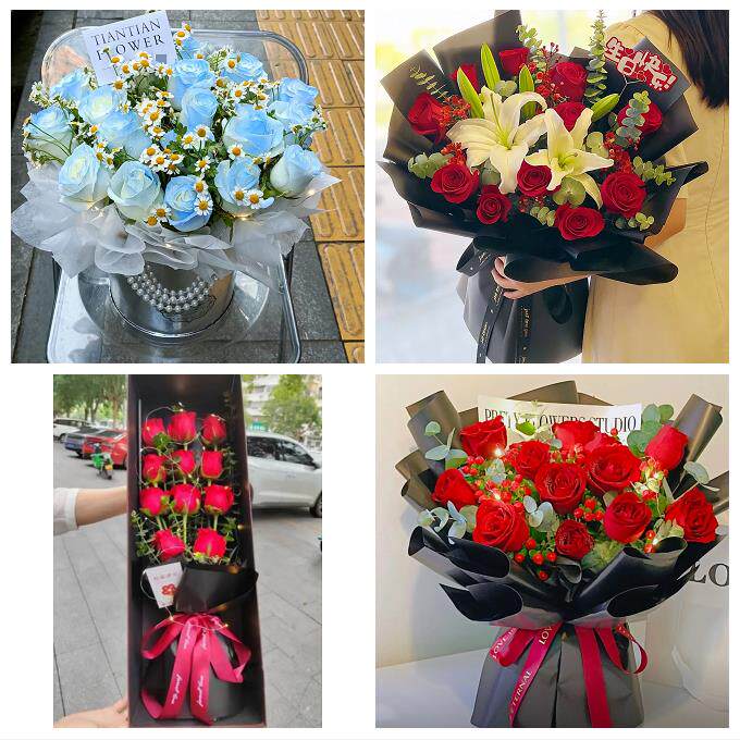 广东湛江市麻章区遂溪县徐闻县同城鲜花店情人节玫瑰表白女友老婆