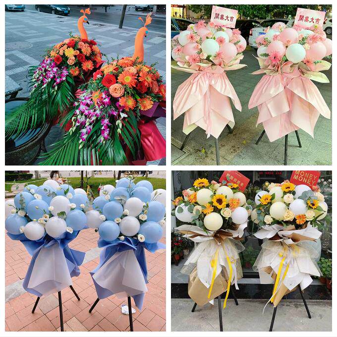 送宁波市余姚市慈溪市奉化市同城鲜花店新店开业大麦花篮公司乔迁