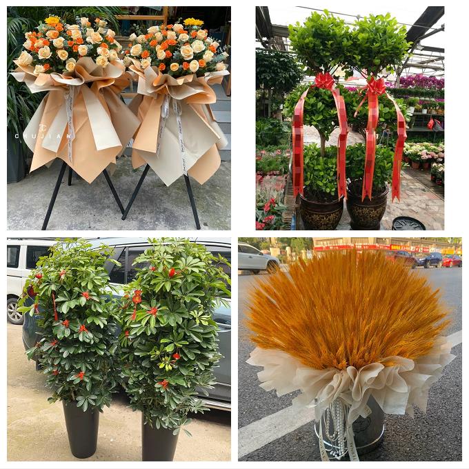 荆州市江陵县石首洪湖松滋市同城花店订鲜花大麦开业花篮店铺开张
