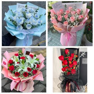 女神节订红玫瑰哈尔滨市延寿县尚志市五常市同城鲜花店送女友老婆