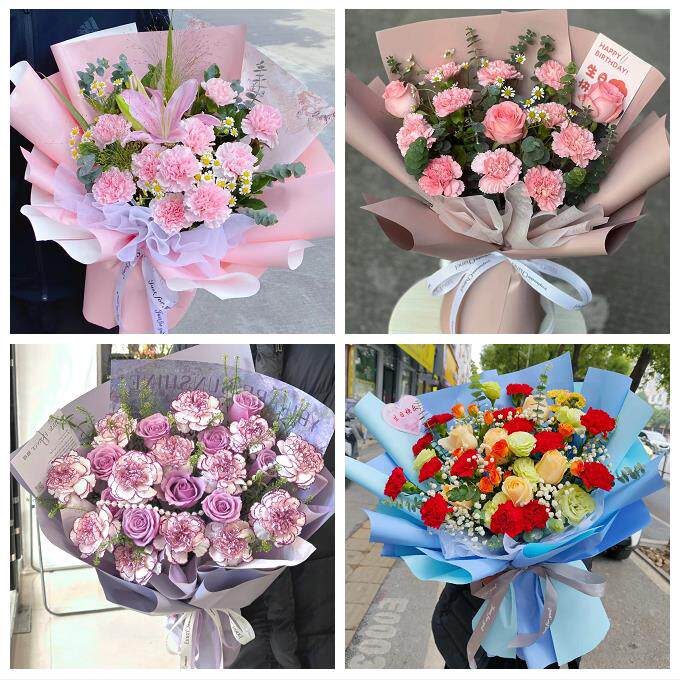 北京石景山区广宁五里坨鲁谷同城鲜花店康乃馨百合送父母长辈生日