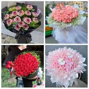 辽源市龙山西安区东丰东辽县鲜花店同城送女朋友闺蜜女神节红玫瑰