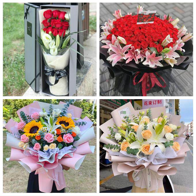 玫瑰香水百合送老婆朋友生日北京石景山区广宁五里坨鲁谷同城花店
