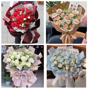 陕西汉中市汉台区南郑区城固县同城鲜花店订33朵玫瑰送情人女朋友