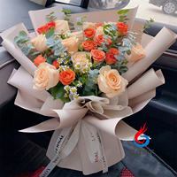 On the Qixi Festival, I ordered a red rose bouquet gift box from a local flower shop in Bobai, Xingye County, Beiliu City, Yulin City, Guangxi thumbnail 4