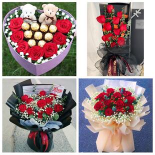 女神节订红玫瑰兰州市红古区永登皋兰榆中县同城鲜花店送女友老婆