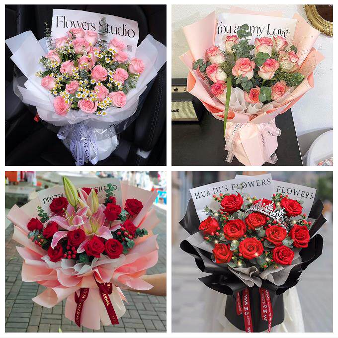 陕西咸阳市秦都区杨陵区渭城区鲜花店同城配送女神节玫瑰花束礼盒