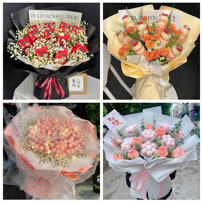 吉林市蛟河桦甸市舒兰磐石市花店同城配送61儿童节花束送女友小孩