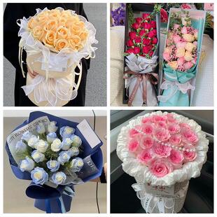 云南大理州宾川县弥渡县南涧县鲜花店同城配送女神节玫瑰花束礼盒