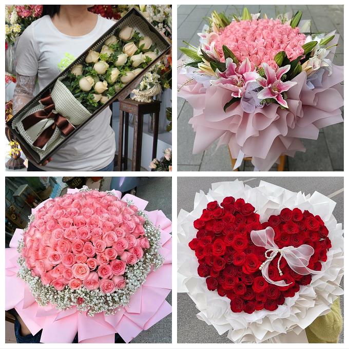 送曲靖市富源县会泽县宣威市鲜花店同城配送玫瑰女友老婆闺蜜生日