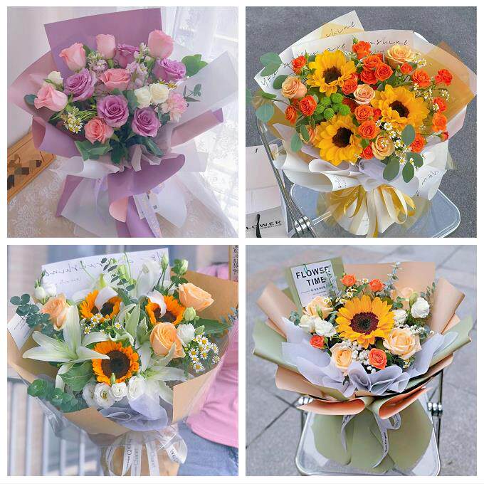 郑州上街惠济区中牟县巩义市花店同城送男女友领导玫瑰混搭鲜花束