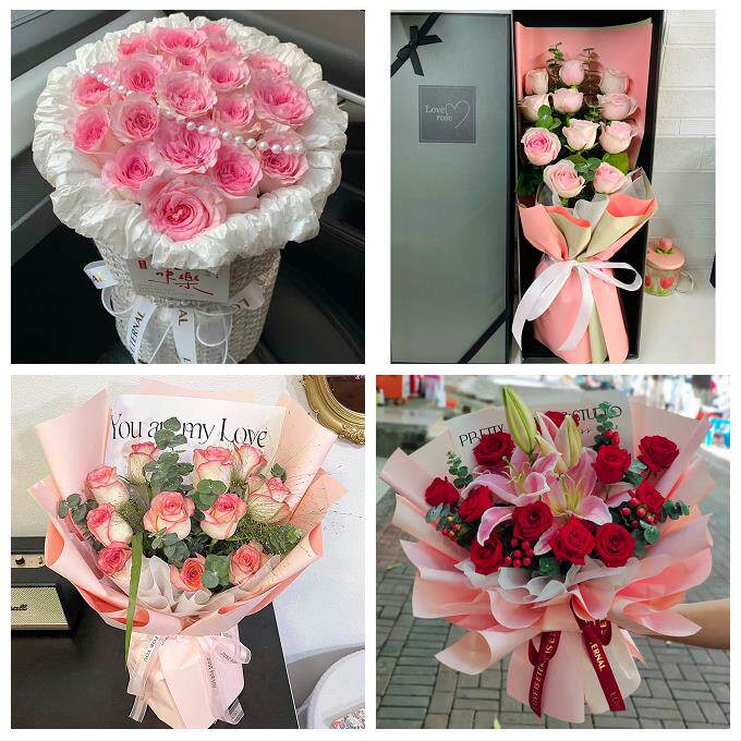 广东省佛山市三水区高明区附近鲜花店同城配送女神节玫瑰花束礼盒