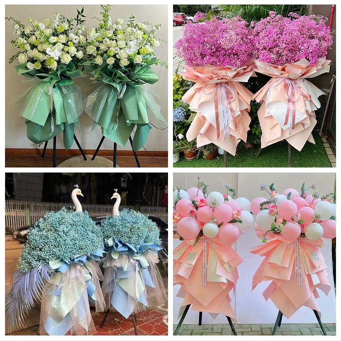 孝感市云梦县应城安陆汉川市同城花店送朋友新店鲜花大麦开业花篮