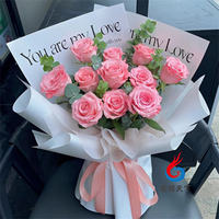 On the Qixi Festival, I ordered a red rose bouquet gift box from a local flower shop in Bobai, Xingye County, Beiliu City, Yulin City, Guangxi thumbnail 8