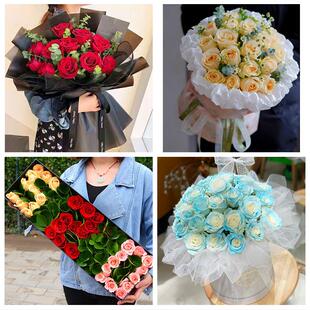 邢台市广宗平乡县威县清河县鲜花店同城送女朋友闺蜜女神节红玫瑰