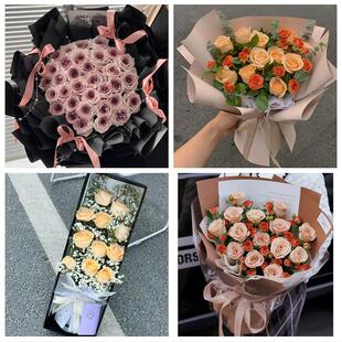 内蒙通辽科尔沁左翼中旗库伦旗同城花店情人节送女友老婆玫瑰鲜花