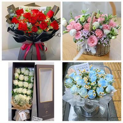 河北廊坊市安次区广阳区固安县同城鲜花店情人节玫瑰表白女友老婆