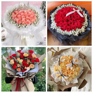 河南商丘市梁园区睢阳区民权县同城鲜花店订33朵玫瑰送情人女朋友